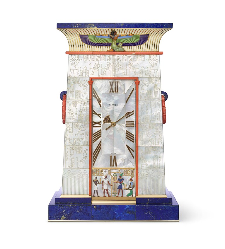 Egyptian striking clock